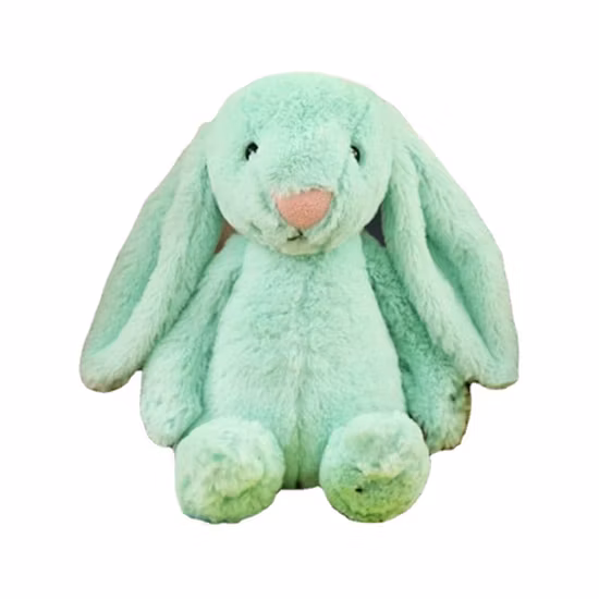 Runnjoy ホットキッズギフトイースターバニーぬいぐるみ大きな耳ソフトハグなだめ赤ちゃんイースターウサギの人形かわいい漫画ぬいぐるみぬいぐるみ